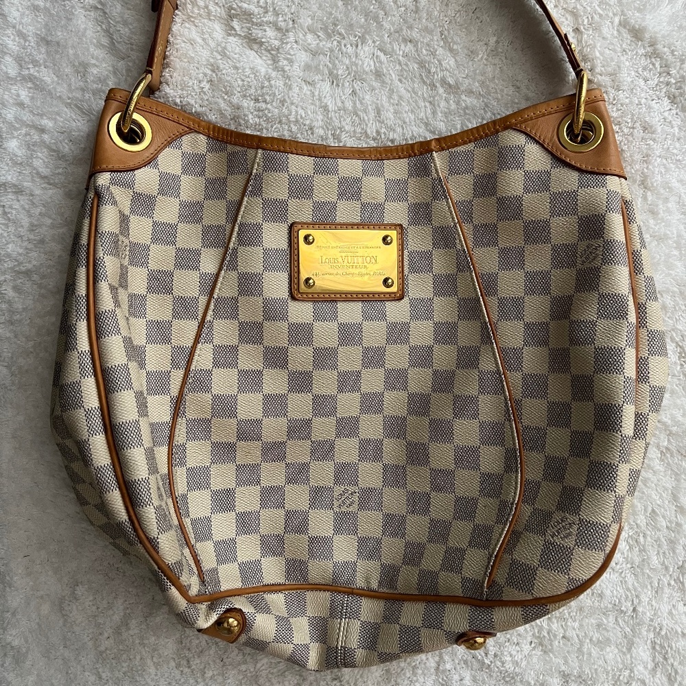 Louis Vuitton Damier Azur Galliera PM top handle bag